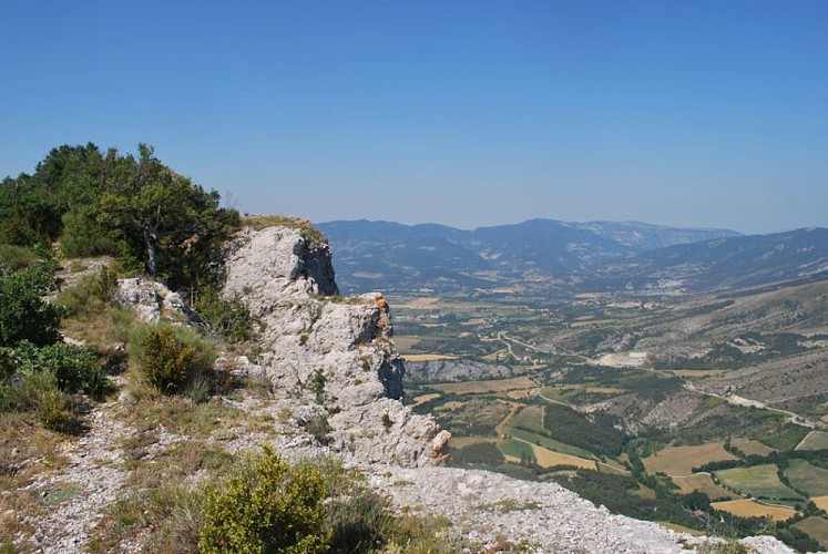 Vue dégagée durant l'ascension