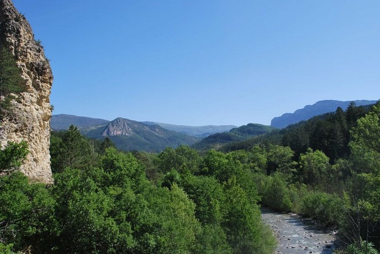 Belle vue dégagée depuis le Vanson