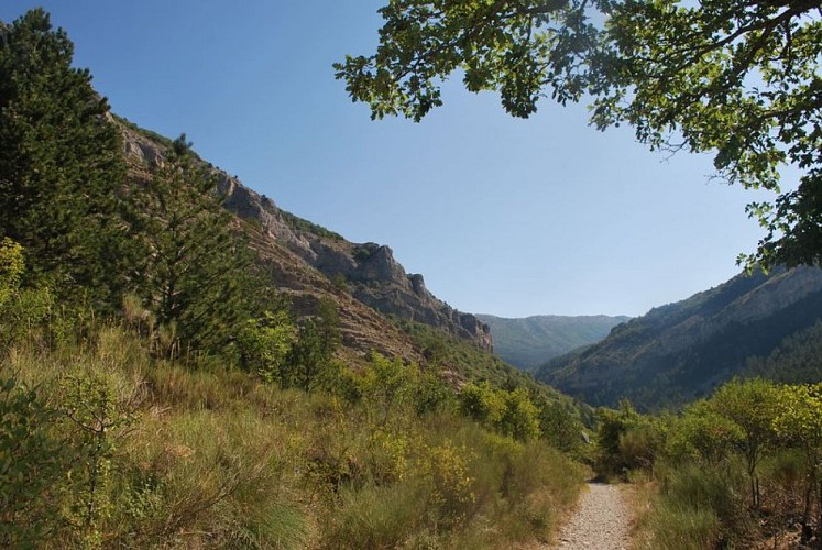 En direction de la gorge