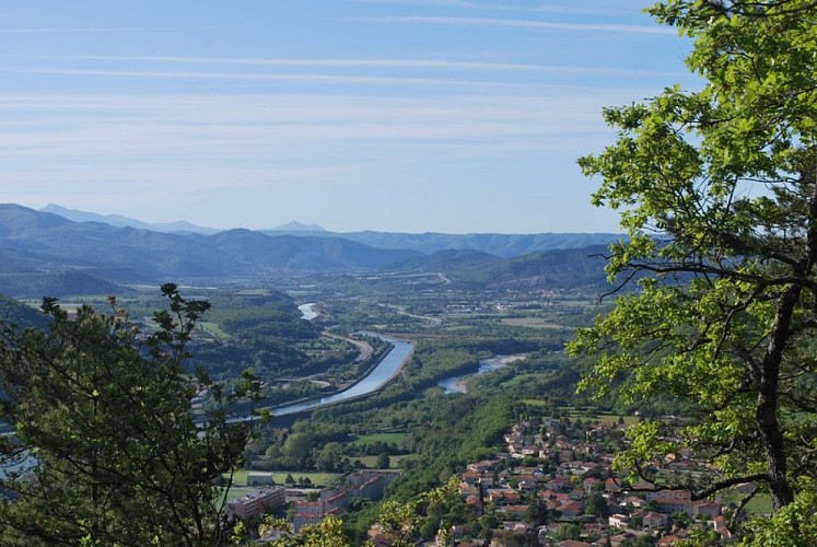 Panorama sur la Durance