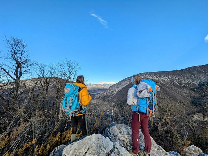 Panorama depuis la crête de Fontarache