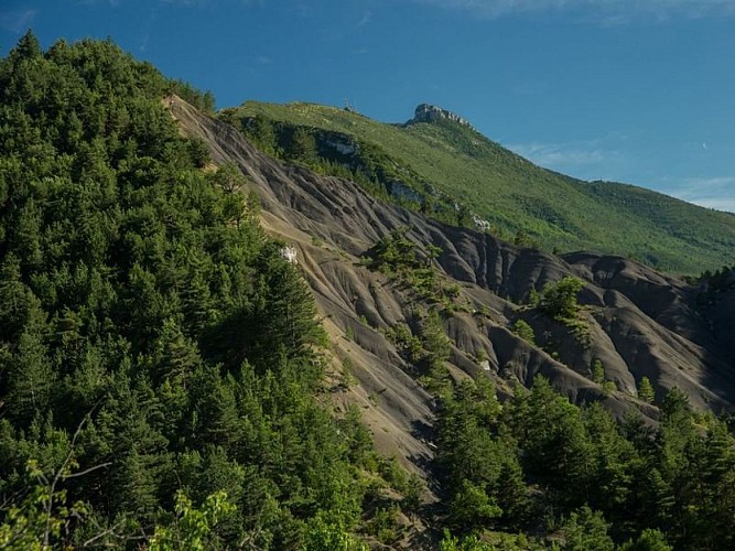 Passage à proximité des marnes