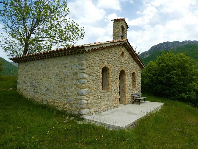 La fameuse chapelle Ste Marthe