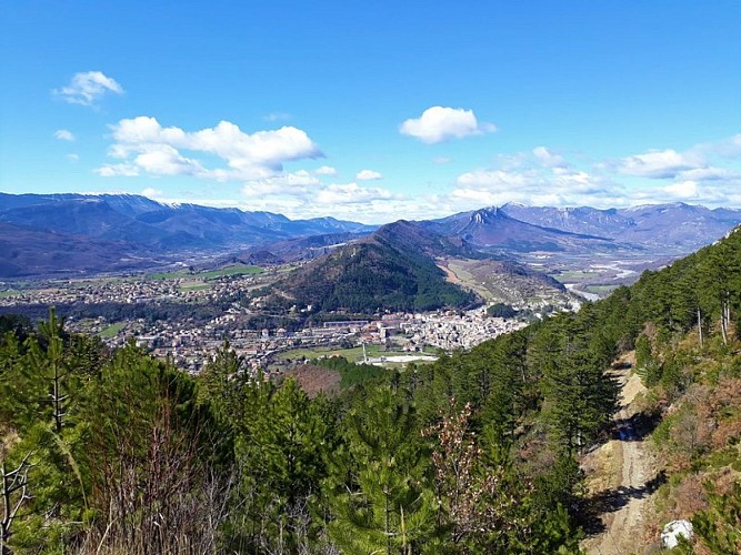 Vue panoramique sur le Sisteronais