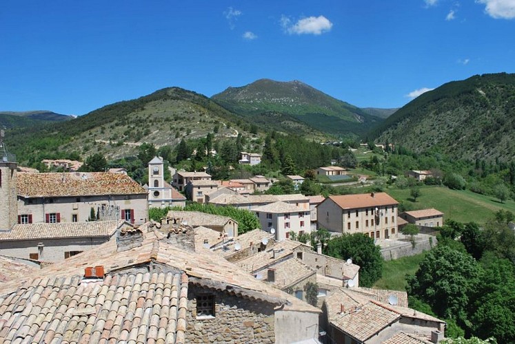 Rosans depuis les hauteurs