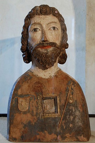 Asquins buste reliquaire de St Jacques