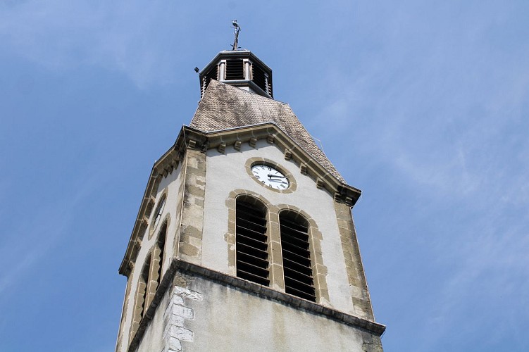 Clocher de l'église de Manigod