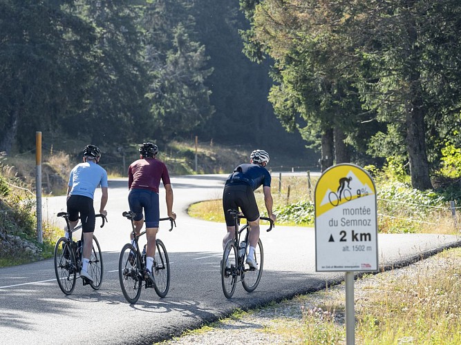 Traversée du Semnoz - itinéraire cyclo_Annecy