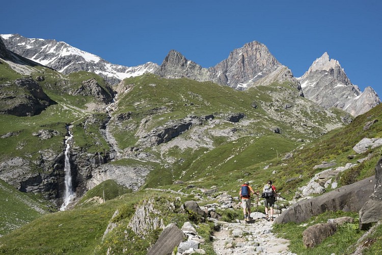 The Lac des Vaches and Col de la Vanoise