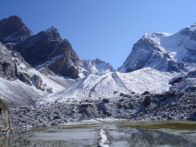 Lac des Vaches et col de la Vanoise