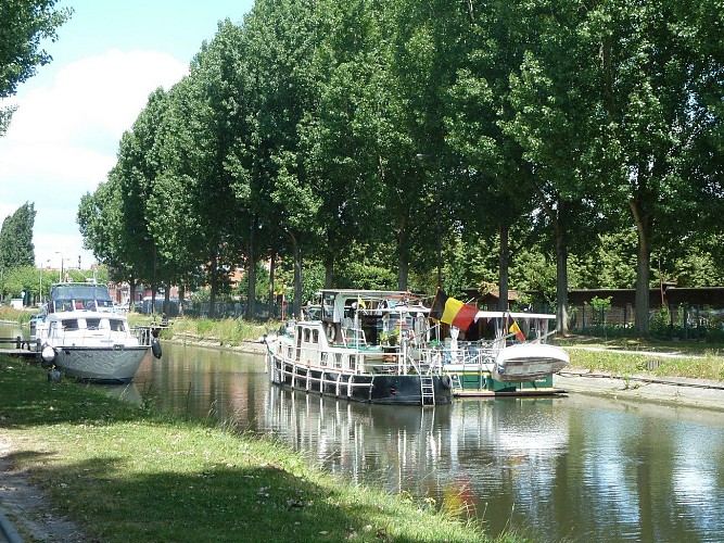 Bateau sur l'Escaut