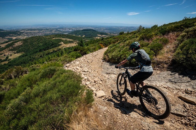 La Grande Traversée de l'Ardèche à VTT