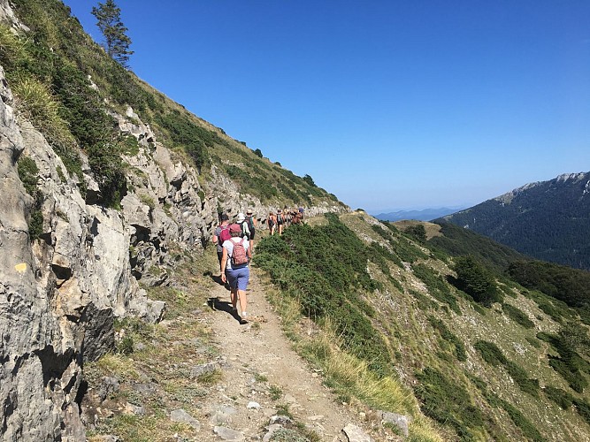 chemin de la cabane du TAULAT