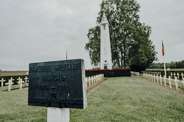 Military cemetery of Heuleu in Lobbes