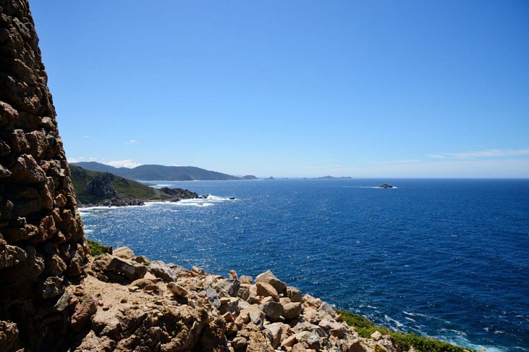 Corse- Région Ajaccio- Tour de Capo di Feno depuis Villanova [avril 2014]