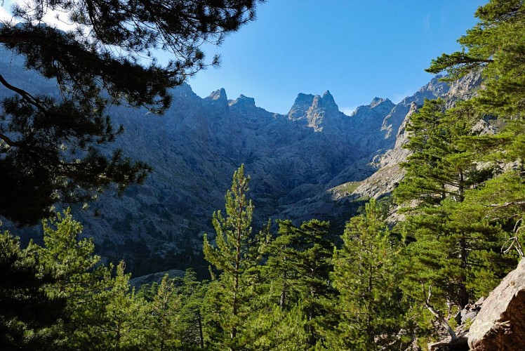 Corse- Région Asco- Trimbolacciu: Cirque et lac [septembre 2011]