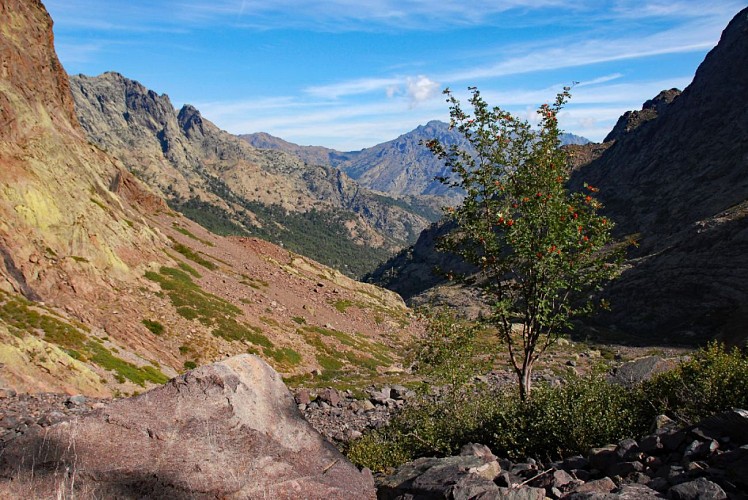 Corse- Région Asco- Trimbolacciu: Cirque et lac [septembre 2011]