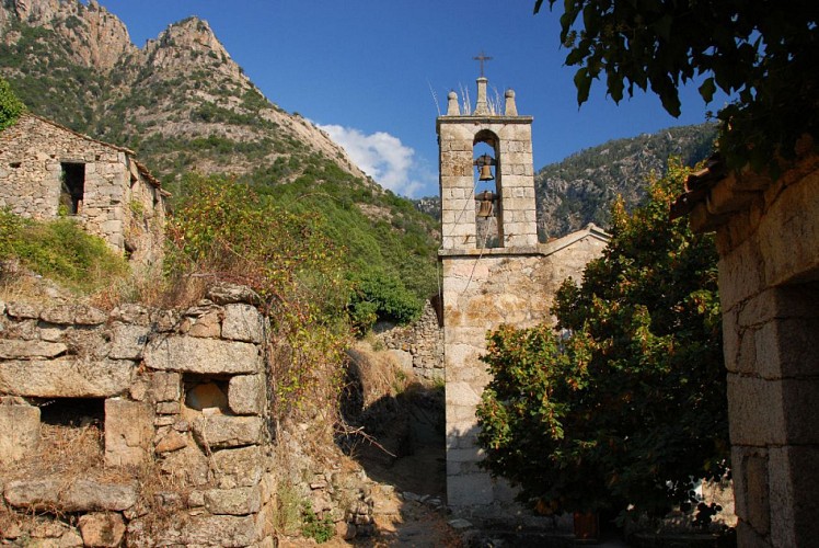 Corse- Région Cinarca- Village abandonné de Muna