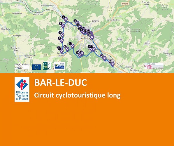 Circuit cyclotouristique Bar-le-Duc (long)