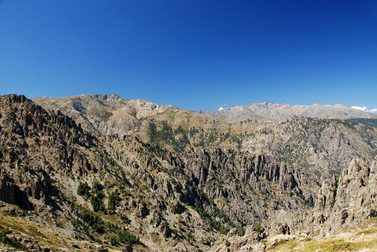 Corse-Région Cortenais/Massif du Cardo- Vallée Bravino et versant Punta Lattiniccia [septembre 2010]