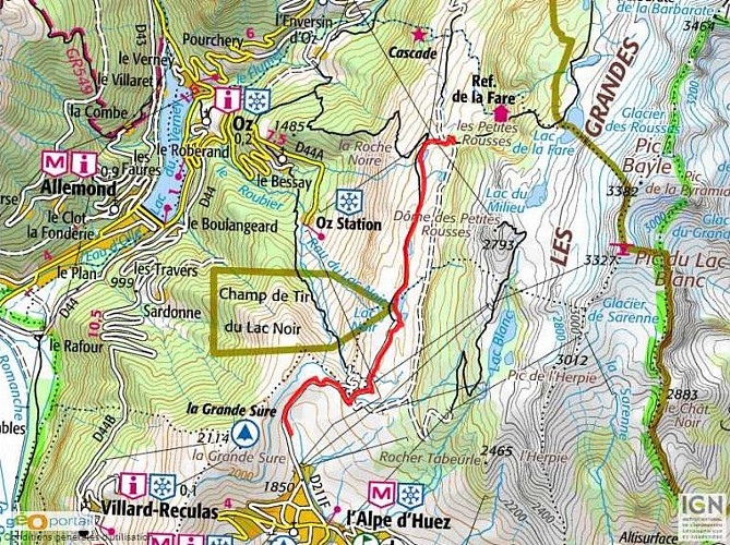 Itinéraire GPX A Cheval dans les Ecrins - Lac Carrelet