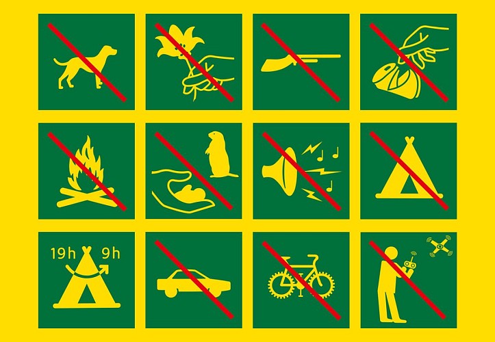 Parc des Ecrins regulations