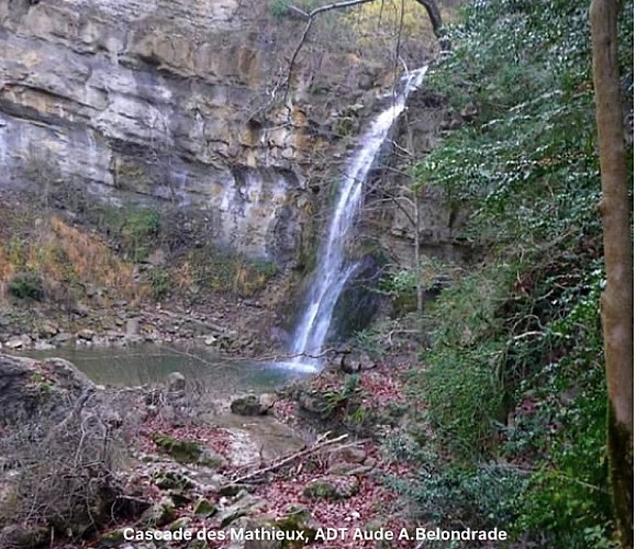 La cascade des Mathieux