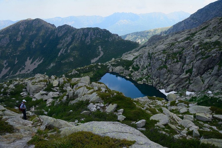 Corse-Région Fiumorbo/Massif Renoso- Lacs Bastani et Nielluccio (retour versant droit Orlandino) [Août 2015]
