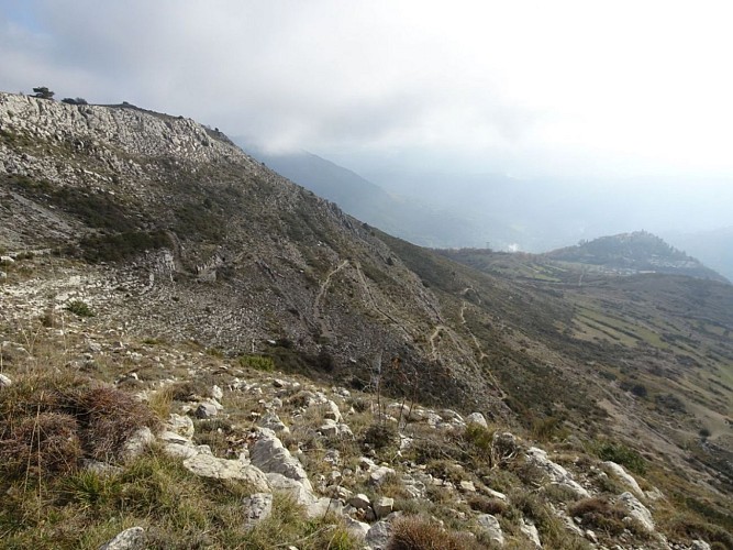 La piste montante