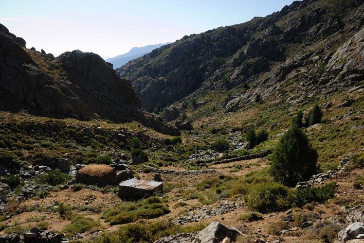Corse- Région Niolo/Massif Bianco/Verdatu- Lacs de Lancone: Ghiarghe Rosse, Occhi Neri, Maggiore [août 2012]