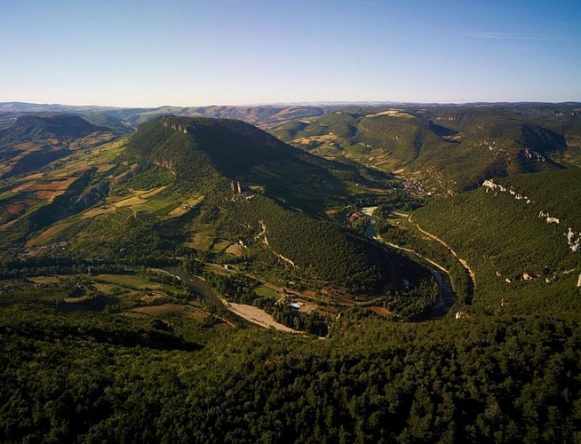 Puech de Fontaneilles et Vallée du Tarn