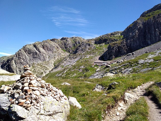 Cairn près du refuge