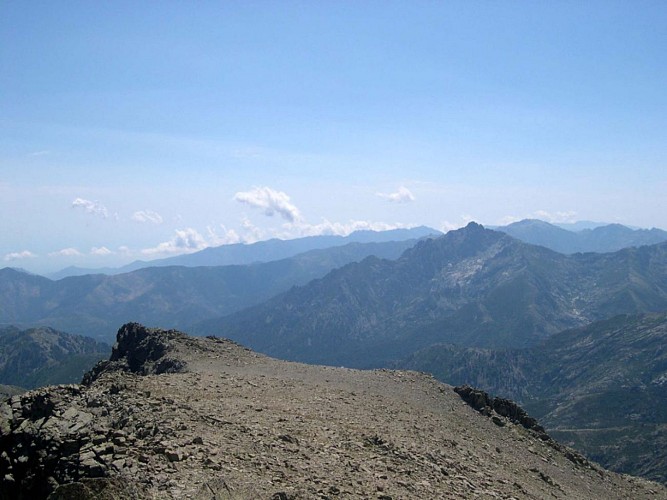 Corse- Région Cortenais/Massif Rotondo/Lombarduccio- Rando 8 lacs [août 2004]