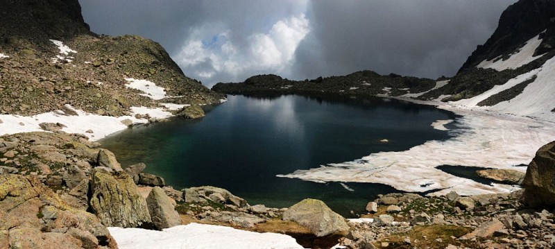 Corse- Région Cortenais/Massif Rotondo-Lac de Betaniella [Neige- Juillet 2010]