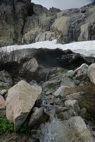 Corse- Région Cortenais/Massif Rotondo-Lac de Betaniella [Neige- Juillet 2010]