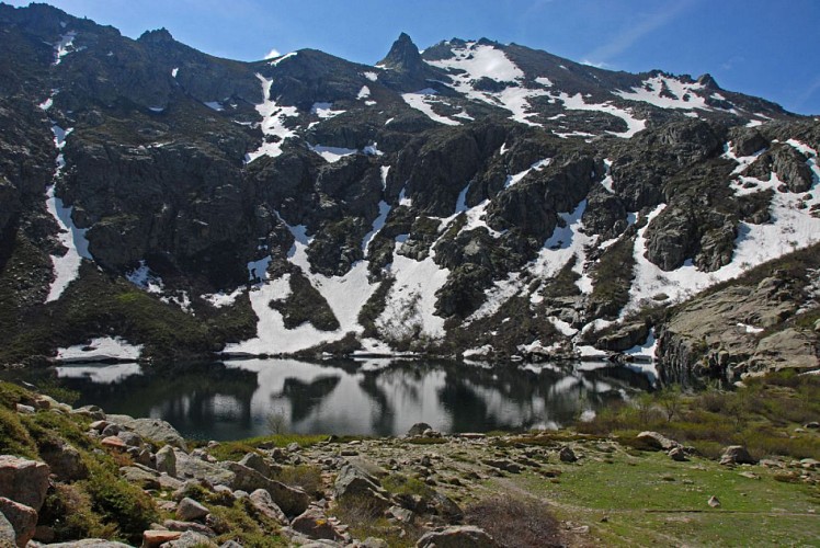 Corse- Région Cortenais/Massif Lombarduccio- Lacs de Rinoso  via lacs de Melo et Capitello [juin 2010]