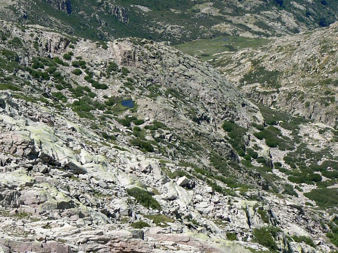 Corse- Région Cortenais/Massif Lombarduccio- Lacs de Rinella par Melo et Capitello [juin 2007]