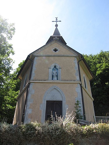 sentier pédestre : promenade à la chapelle de l'Immaculée Conception