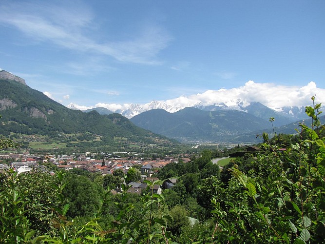 sendero: de la capilla de la Inmaculada Concepción a la gruta mariana de Lévaud