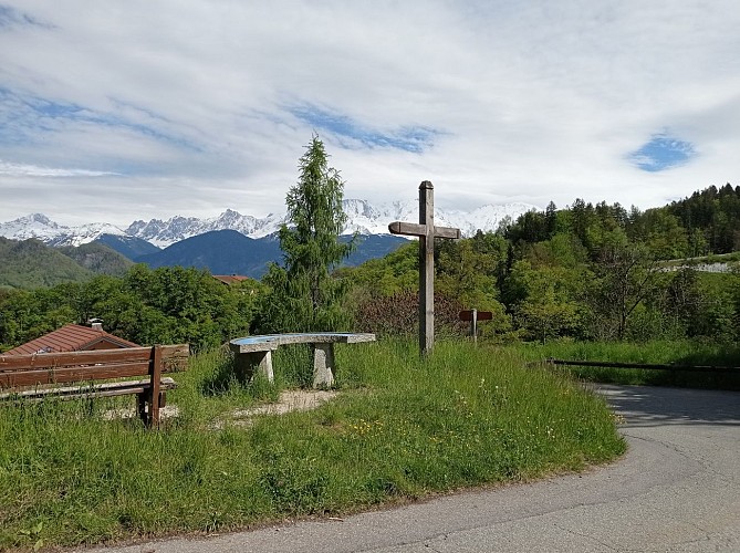 wandelpad: van de kapel van de Onbevlekte Ontvangenis naar de Mariagrot van Lévaud