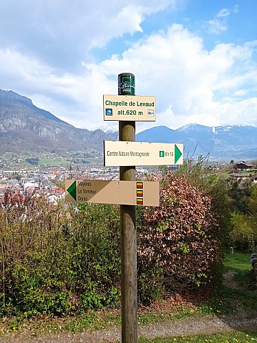 wandelpad: van de kapel van de Onbevlekte Ontvangenis naar de Mariagrot van Lévaud