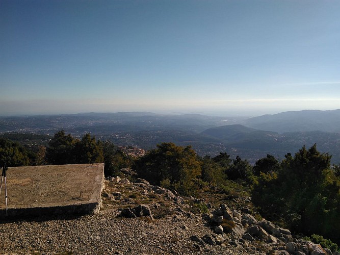 La vue vers Cannes