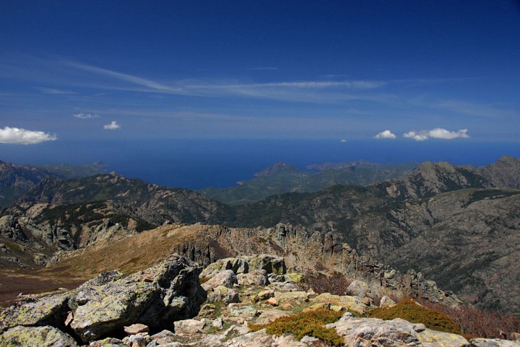 Corse- Région Evisa- Capu â Cuccula de Paisolu d'Aitone- Retour par berg. Casterica [mai 2012]