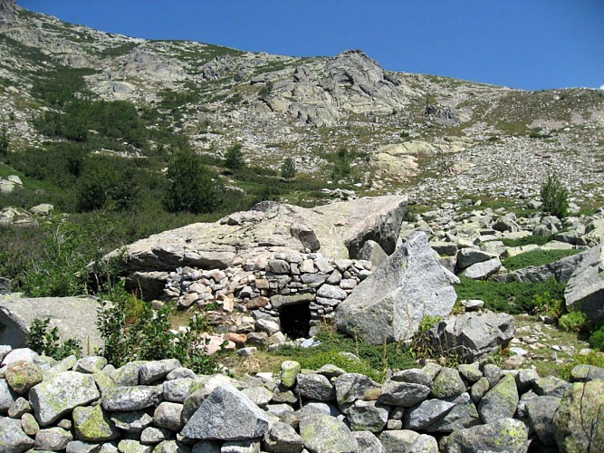 Corse- Région Evisa- Capu â Cuccula de Paisolu d'Aitone- Retour par berg. Casterica [mai 2012]