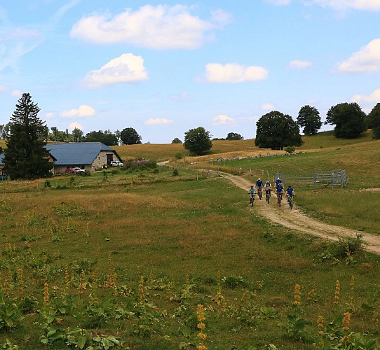 MTB trail 15 - Le grand tour du plateau de Retord - Espace FFC Ain Forestière