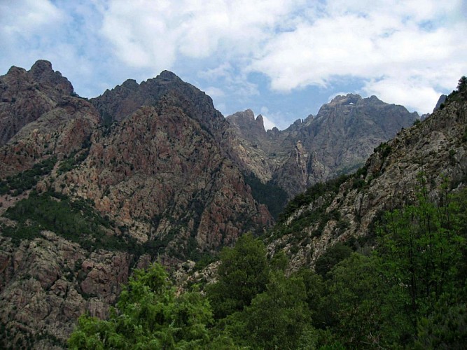 Corse- Région Filisorma/Fango- Vers le côté Ouest du Tafonatu [août 2006] 