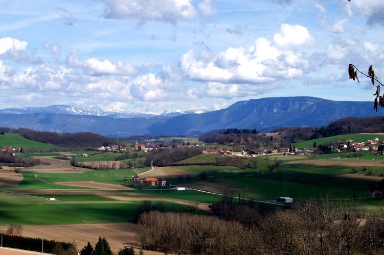 Vue depuis les 3 croix Paladru