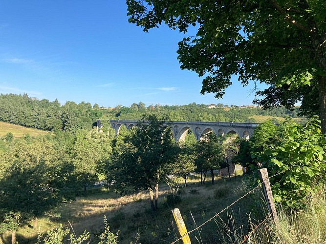 Boucle cyclable F2 : aux portes des Gorges de la Loire à vélo : Balbigny / Pinay