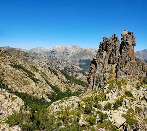 Corse- Région Vizzavona/Massif Oro/Vallée Manganello- Lacs d'Oro