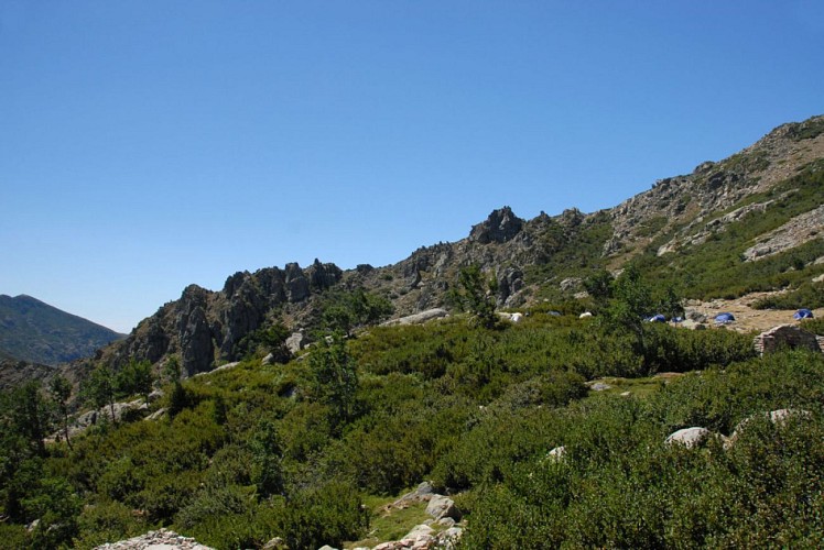 Corse- Région Vizzavona/Vallée Manganello- Boucle Canaglia- Ref. Petra Piana- Ref. Onda- Canaglia